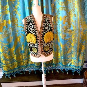 Amazing Carol Horn work shop Vintage sequin vest
